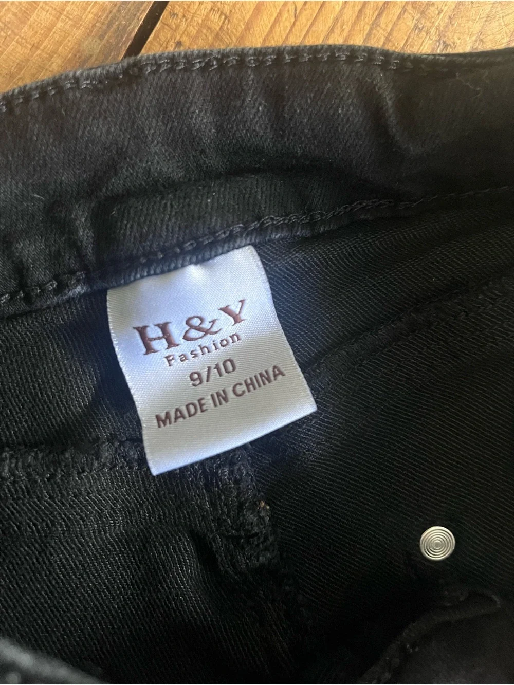 Black‎ Juniors Jean Shorts with Embellished Back Pocket